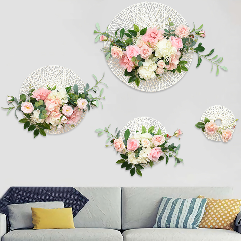 Wedding celebration originality Flower art hotel wedding background decorate Homestay Home Furnishing Wall hanging background Photography propin the Home accessories , Mural category - from Buy2taobao.com to provide professional Taobao agent buy service