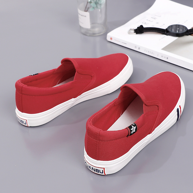 Step away summer Low canvas shoe Women's Shoes Korean Edition A pedal Lovers' shoes Extra large size student All black Work shoesin the Women's Shoes, Canvas shoes category - from Buy2taobao.com to provide professional Taobao agent buy service