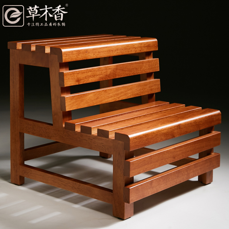 refined solid wood Footstool double-deck stairs Waterproof 2 steps Pedal household Cask bathtub Matsin the Family/Personal Cleaning Tools , Sanitary appliances/Bathroom accessories , Bathroom Accessories category - from Buy2taobao.com to provide professional Taobao agent buy service