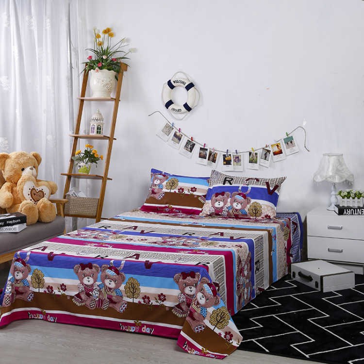 Korean non-slip decorate Spring and summer sheet Solid dorm violet travel Bright red soft Countryside Springin the Diapers/Care/Feeding/Push lathe , Sleeping bag/Mat/Pillow/Bedding , Sheet category - from Buy2taobao.com to provide professional Taobao agent buy service