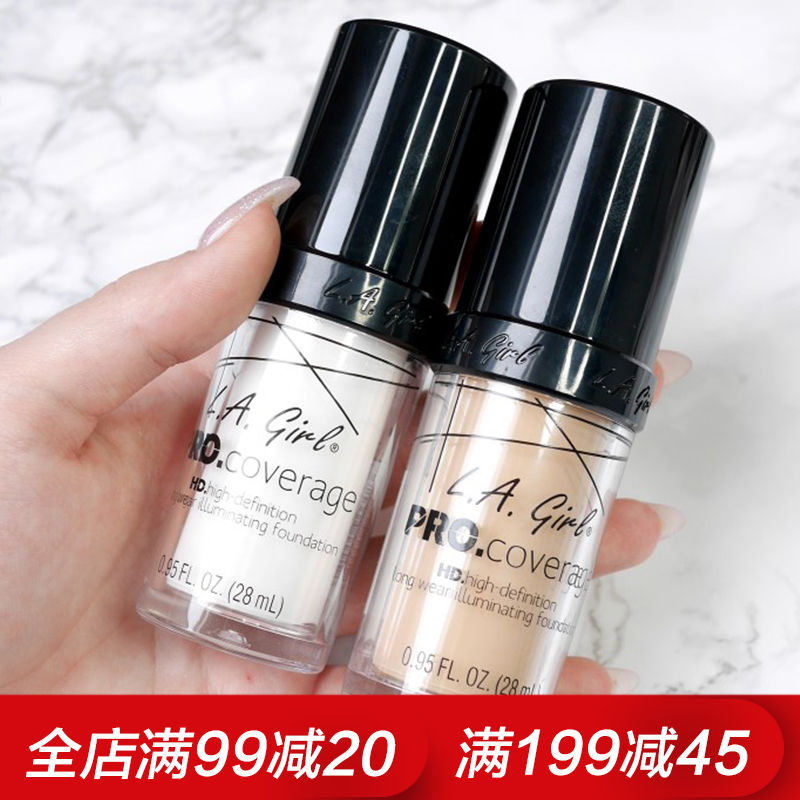 U.S.A LA Girl HD Pro Coverage Los Angeles girl high definition Concealer Liquid Foundationin the Makeup/Perfume/Beauty tools , Liquid Foundation/Cream category - from Buy2taobao.com to provide professional Taobao agent buy service