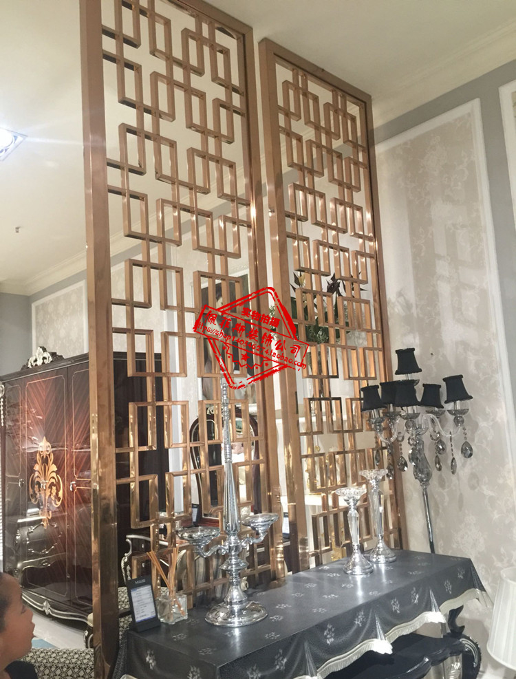 不鏽鋼屏風 隔斷镂空餐廳客廳玄關花格雕花酒店 不鏽鋼定制定做在類目 基礎建材, 隔斷牆, 屏風中 - 來自Buy2taobao.com提供專業的淘寶代購服務