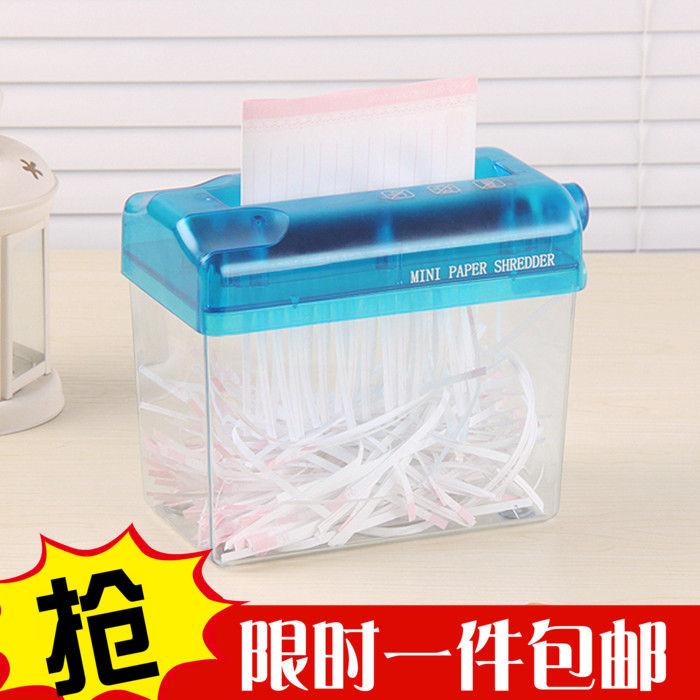 full 9.9A6 Mini Mute Hand shredder household Manual Shredder grinder to work in an office Suppliesin the Office Equipment/Consumables/Related Services , Shredder category - from Buy2taobao.com to provide professional Taobao agent buy service