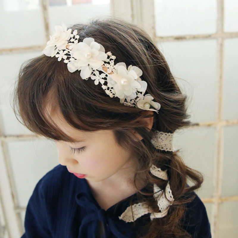 new pattern children Hairdressing girl Headdress show Hairdressing Flower girl Bridesmaid white Headdress dance perform dancein the Children/Baby/Family fitted , Children's Accessories , Hair Accessories category - from Buy2taobao.com to provide professional Taobao agent buy service