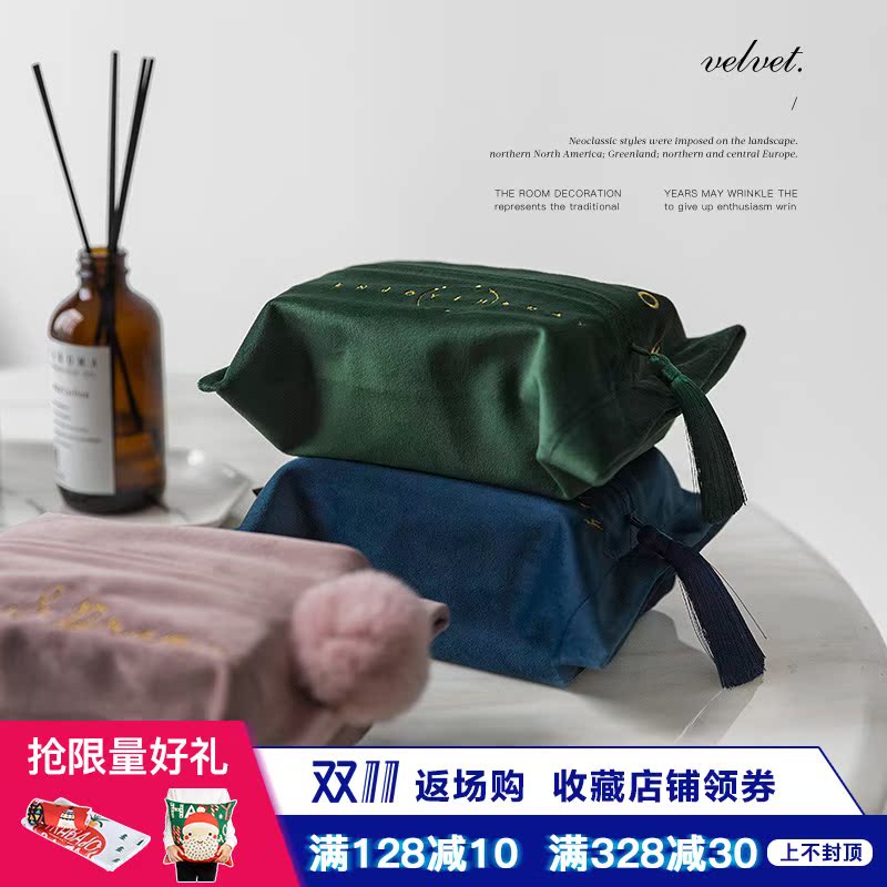 刺绣ins 简约手工布艺纸巾套车用纸巾包纸巾盒套卫生间抽纸巾抽|msdalam kategori penyatuan simpanan, Rumah Storage Appliances, set simpanan, set tuala - dari Buy2taobao.com untuk memberikan perkhidmatan ejen Taobao profesional membeli