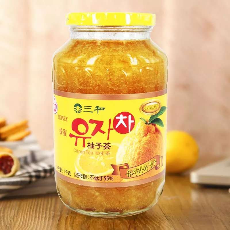 韩国进口柚子茶 三和牌蜂蜜柚子茶1KG|ruв категории кофе/хлопья/напиток, арроурут/хлопья/Чонг напитки, мед фруктовый чай - от Buy2taobao.com для оказания профессиональной услуги покупки агента Taobao