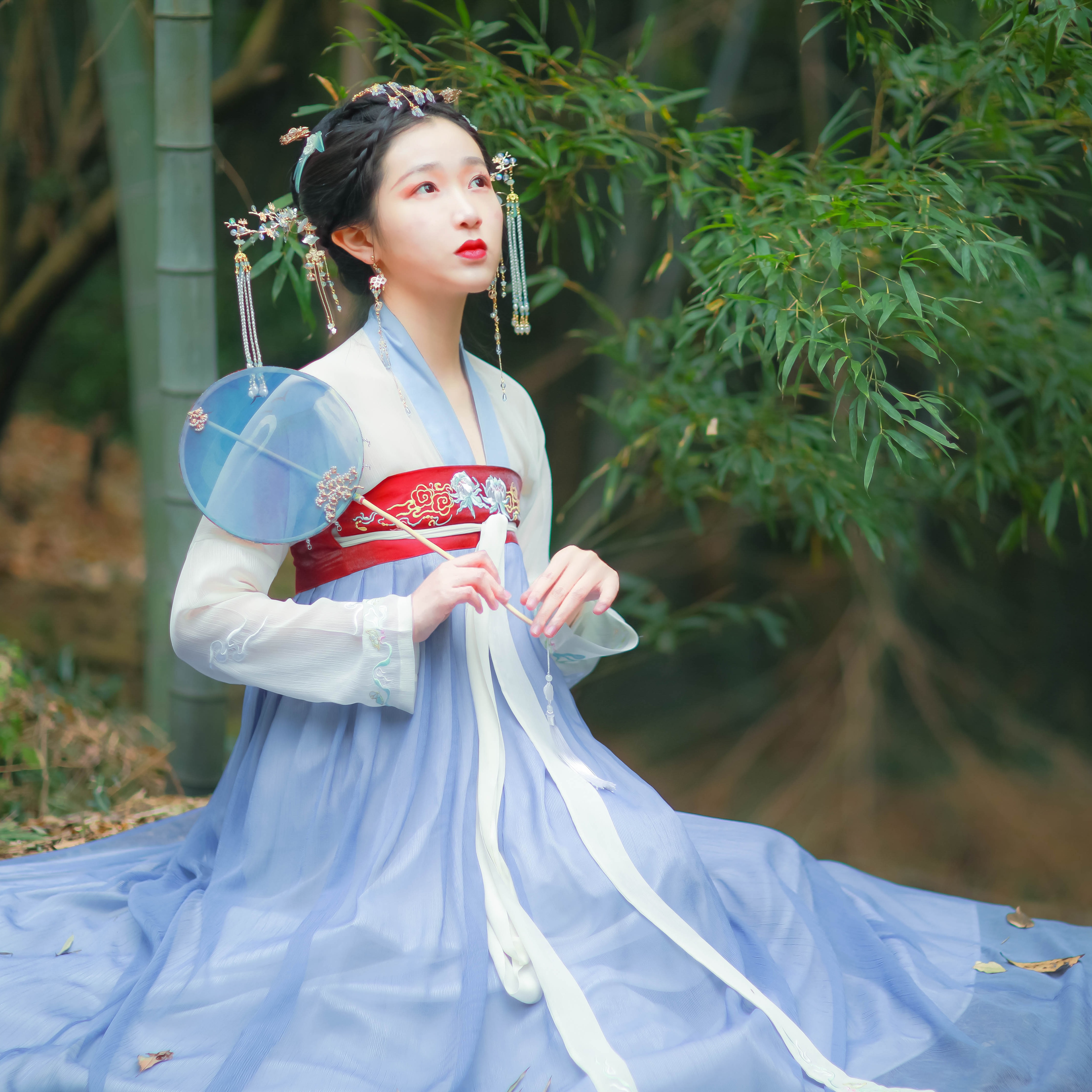山有扶苏 原创神女系列之白水素女传统汉服春款绣花齐胸襦裙套装|msdalam kategori Butik wanita / wanita, pakaian/pakaian kebangsaan/peringkat pakaian, pakaian kebangsaan/pakaian - dari Buy2taobao.com untuk memberikan perkhidmatan ejen Taobao profesional membeli