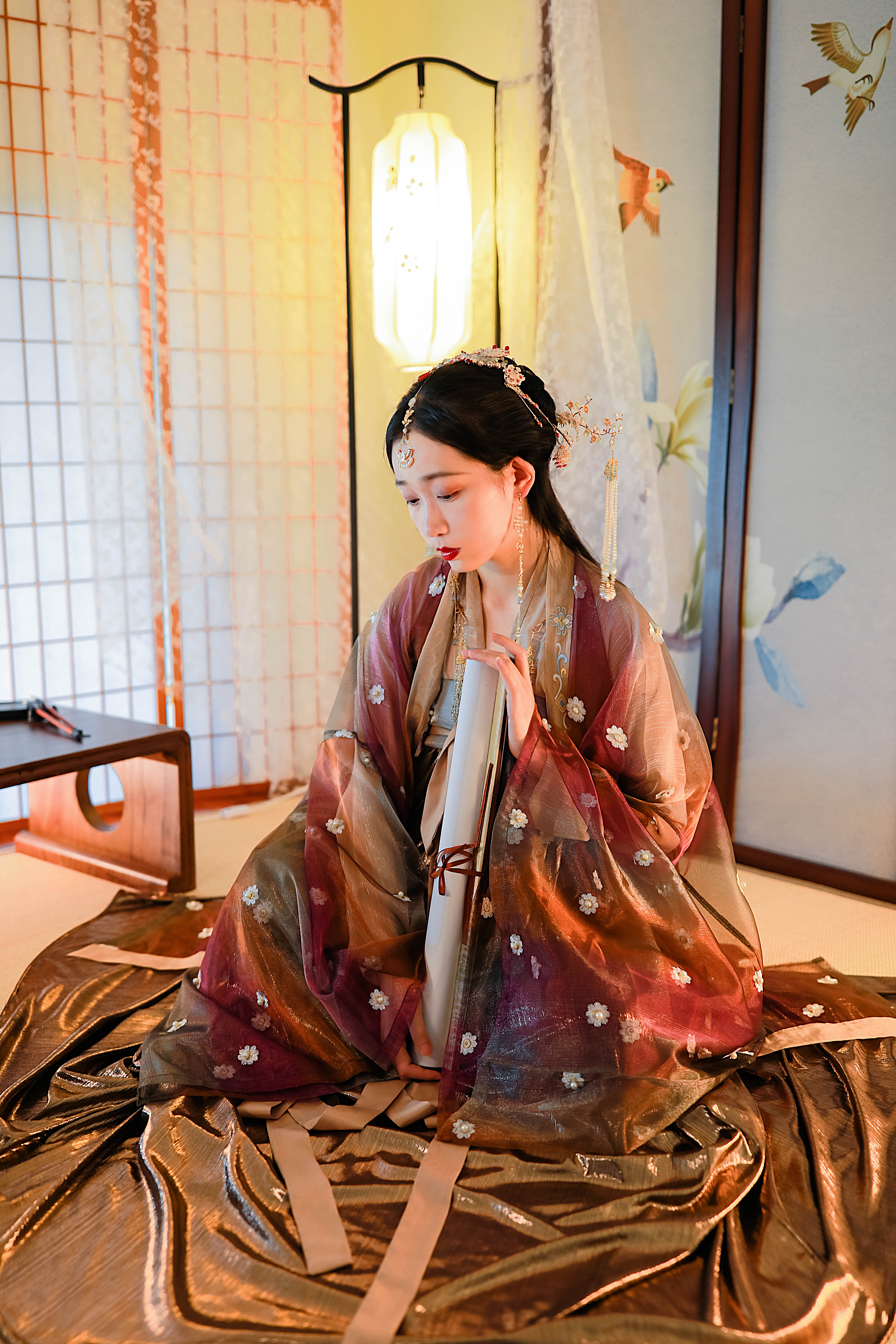 山有扶苏 原创流光 传统汉服女一片式齐胸襦裙套间色大袖衫非古装在类目 女装/女士精品, 唐装/民族服装/舞台服装, 民族服装/舞台装中 - 来自Buy2taobao.com提供专业的淘宝代购服务