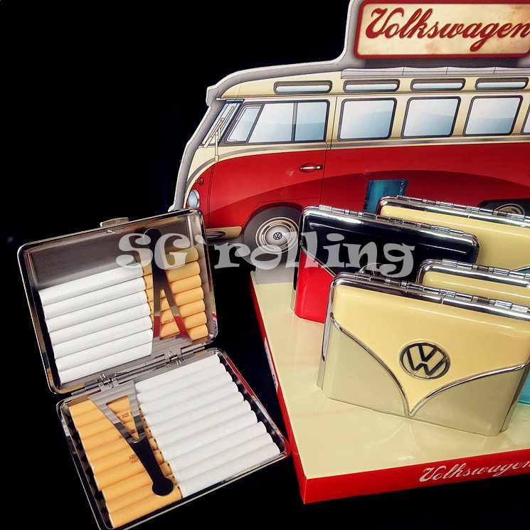 欧洲进口 大众VWT1 个性 创意 复古vintage 便携 金属 20支 烟盒在类目 ZIPPO/瑞士军刀/眼镜, 烟具, 烟盒中 - 来自Buy2taobao.com提供专业的淘宝代购服务