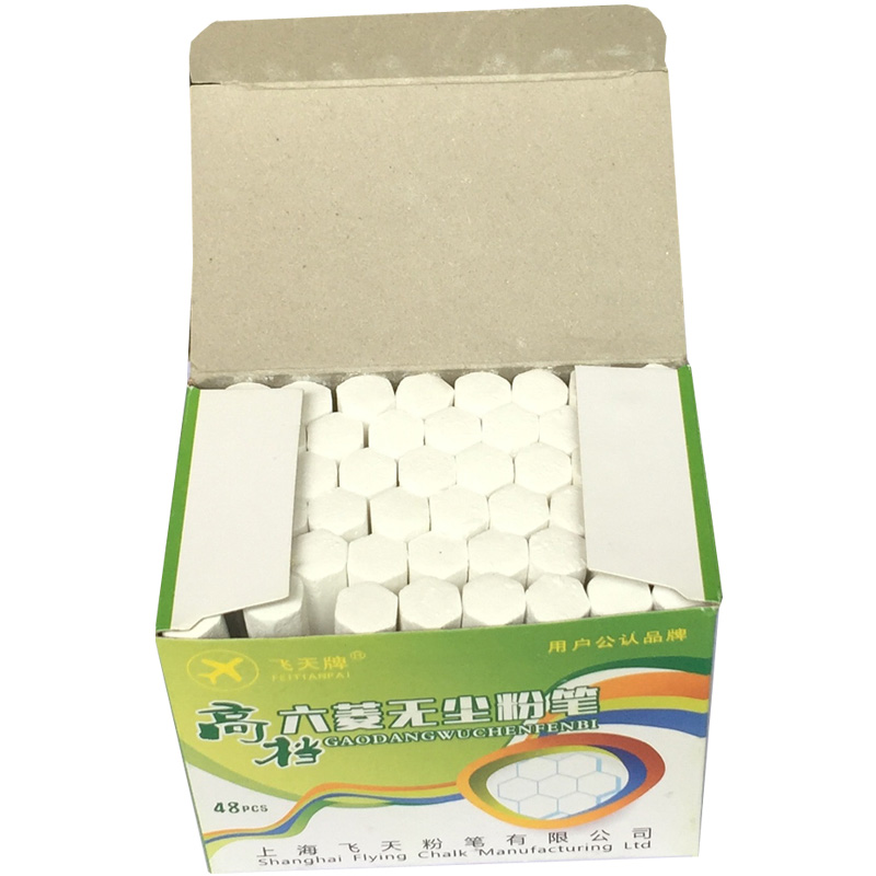飞天牌 高档无尘粉笔 白色粉笔 学校专用粉笔 六角粉笔 特价|ruв категории электронный словарь/электрический бумажных книг/канцелярские принадлежности, демонстрация/Показать уведомление товаров, мел - от Buy2taobao.com для оказания профессиональной услуги покупки агента Taobao