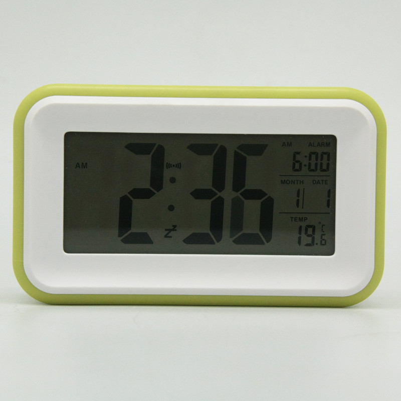 电子闹钟怎么调时间,是那种电子闹钟夜光时钟