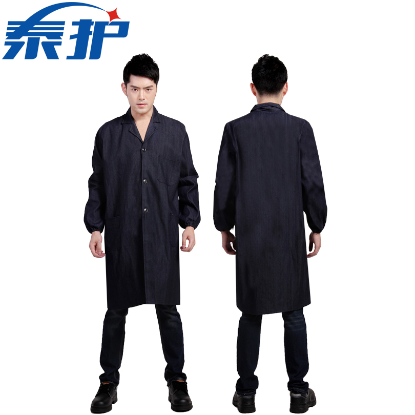 厂家直销发货牛仔加厚大褂长袖订制印字仓管搬运服大褂子工作服批|msdalam kategori rumah harian, Peralatan perlindungan, pakaian perlindungan - dari Buy2taobao.com untuk memberikan perkhidmatan ejen Taobao profesional membeli