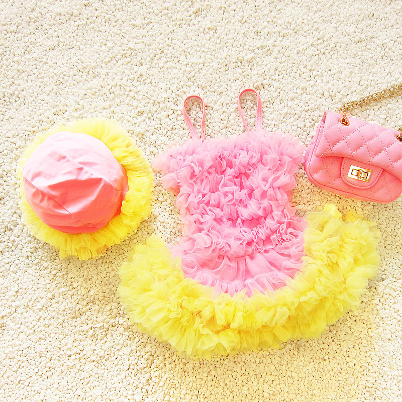 children Swimsuit girl princess Pompous skirt Conjoined Children baby Swimming suit Infants Catwalk perform Swimwearin the Sports/Yoga/Fitness/Fans supplies , Swim , Children's swimwear/Pants category - from Buy2taobao.com to provide professional Taobao agent buy service