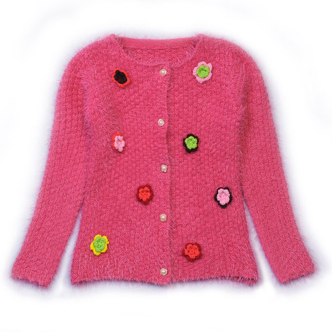热销<em>童装毛衣</em>针织衫 女童装秋装2013新款花朵