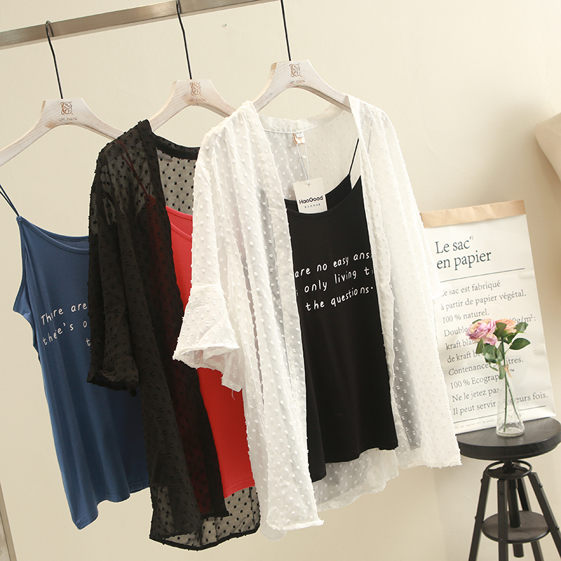 2019 Summer style 200 Pounds of fat mm Add fertilizer enlarge Easy Large Women's wear Chiffon Cardigan Sunscreenin the Women's clothing/Boutique , Jacket category - from Buy2taobao.com to provide professional Taobao agent buy service