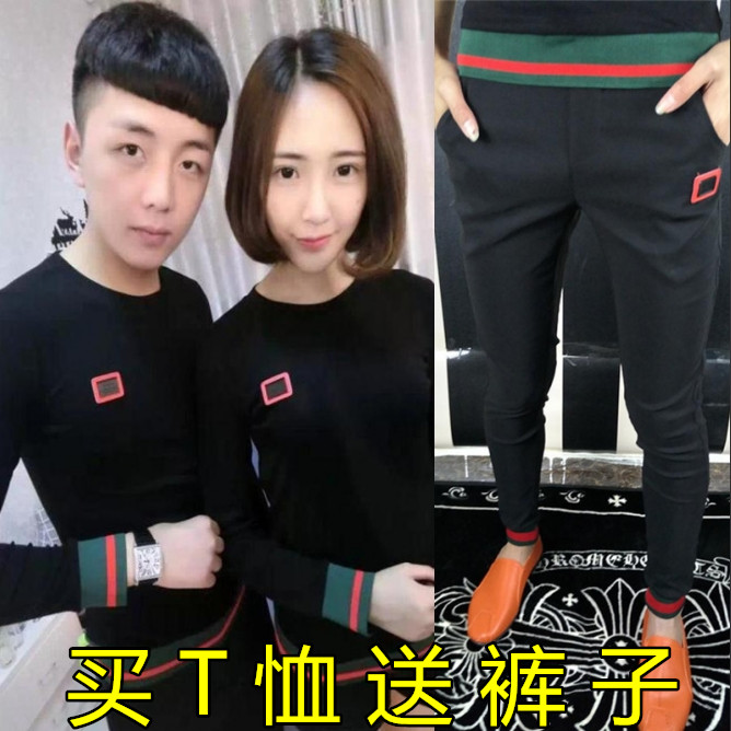 Spring spirit Sociology Guy Fast Sensation Same item T-shirt Slim Suit Men's trousers Feet Casual pantsin the Men's clothing, Set , Other Suit category - from Buy2taobao.com to provide professional Taobao agent buy service