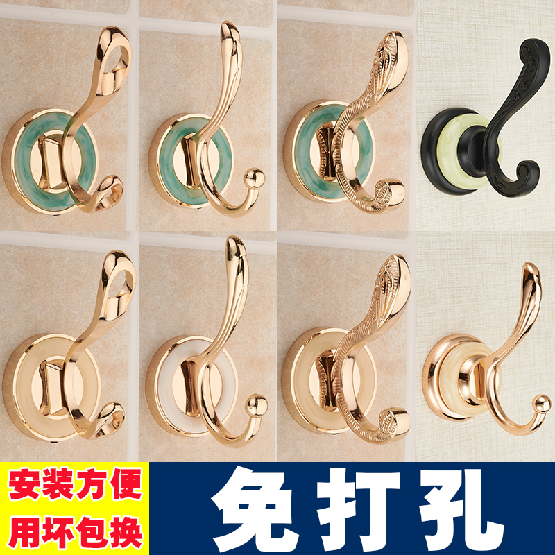 欧式厨房单钩免钉挂衣钩玉石衣帽钩浴室卫生间墙壁壁挂门后免打孔|ruв категории награду материалов, туалетные принадлежности, санитарное оборудование/кулон, крюк/вешалка - от Buy2taobao.com для оказания профессиональной услуги покупки агента Taobao