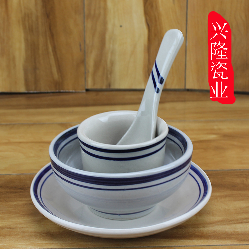陶瓷四件套餐具酒店饭店摆台农家乐火锅店米饭碗创意好看个性粗瓷|ruв категории посуда, посуда, посуда фарфора костюм - от Buy2taobao.com для оказания профессиональной услуги покупки агента Taobao
