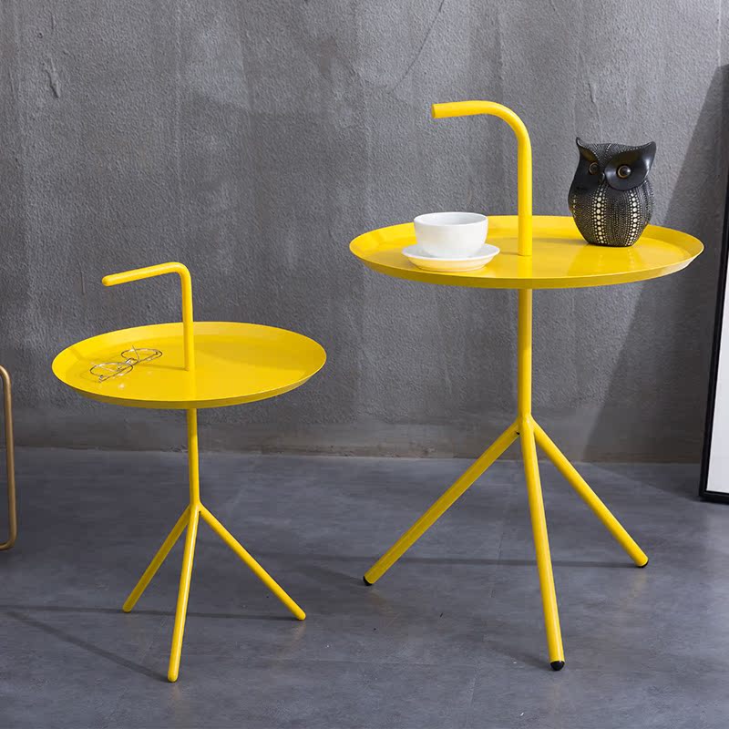 Northern Europe Iron art Side table Simplicity Mini Metal Small coffee table sofa bedroom Small apartment balcony Bedside round tablein the Residential furniture , Categories , Tea table category - from Buy2taobao.com to provide professional Taobao agent buy service