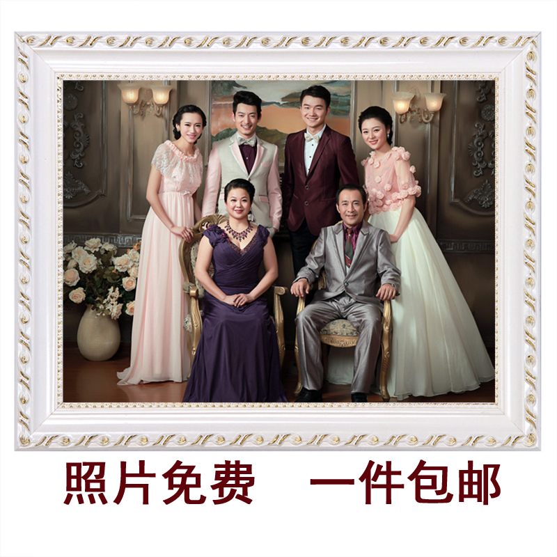 婚纱照放大 结婚全家福定制 欧式挂墙简约创意 36寸洗照片加相框|msdalam kategori Aksesori rumah, photo Frame/Frame - dari Buy2taobao.com untuk memberikan perkhidmatan ejen Taobao profesional membeli