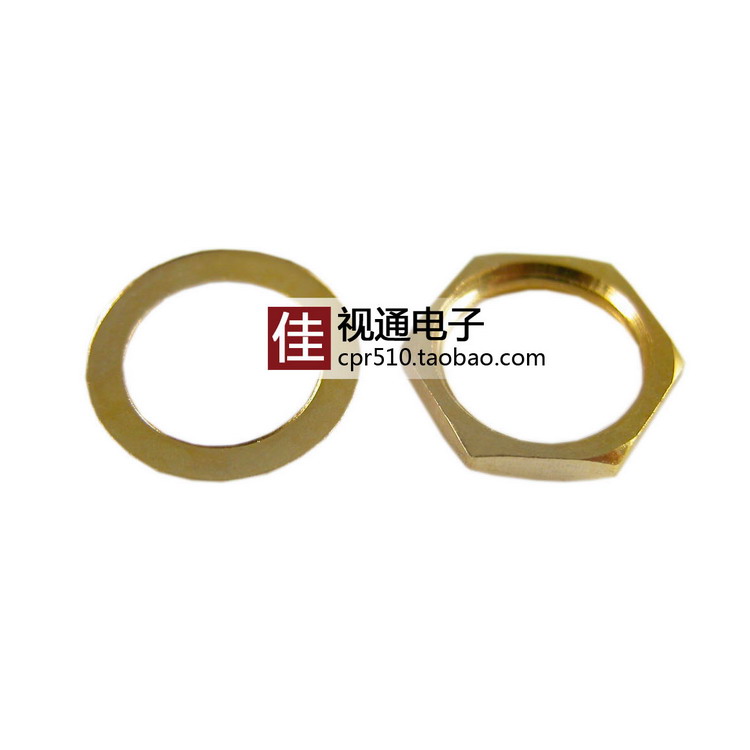 镀金英制F头螺母 螺纹F连接器 F头对接头 F头双通适用 赠镀金垫片|ruв категории Цифровые аксессуары, бытовой аудио аксессуары, F голову - от Buy2taobao.com для оказания профессиональной услуги покупки агента Taobao