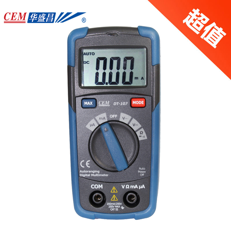 CEM华盛昌 数字万用表 自动量程 迷你型 口袋数字万用表 DT-107在类目 五金/工具, 仪器仪表, 万用表中 - 来自Buy2taobao.com提供专业的淘宝代购服务