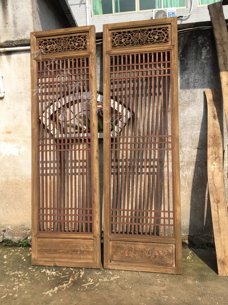 东阳木雕 仿古门窗 做旧3.3米大门 格子门 栅栏格子隔断在类目 家居饰品, 雕刻工艺, 木雕中 - 来自Buy2taobao.com提供专业的淘宝代购服务