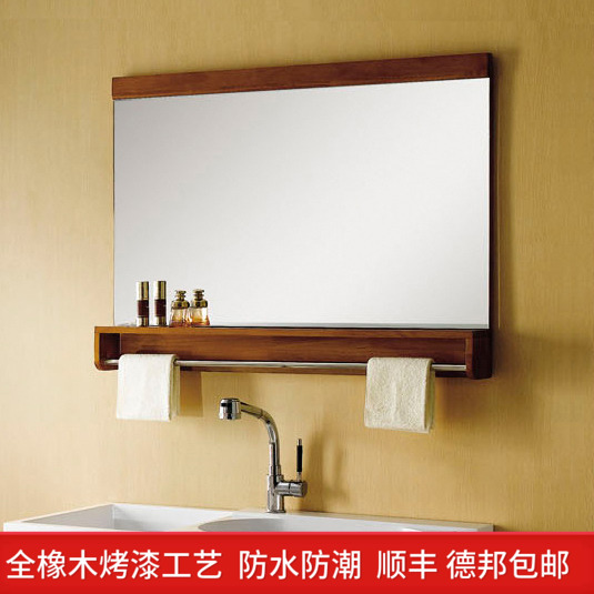 Bathroom mirror cabinet TOILET mirror solid wood Mirror box towel bar Shelf Shelving Storage rack Container handling Wall hanging customizedin the Decoration main material , Toiletries , Bathroom Furniture , Bathroom mirror cabinet category - from Buy2taobao.com to provide professional Taobao agent buy service