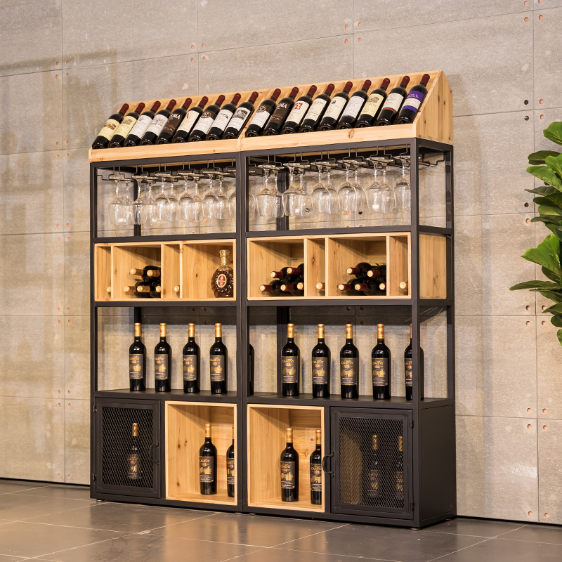 欧式铁艺红酒柜展示架客厅葡萄酒酒架置物架落地隔断柜酒吧酒杯架|ruв категории жилой мебели, кабинет, винный шкаф - от Buy2taobao.com для оказания профессиональной услуги покупки агента Taobao
