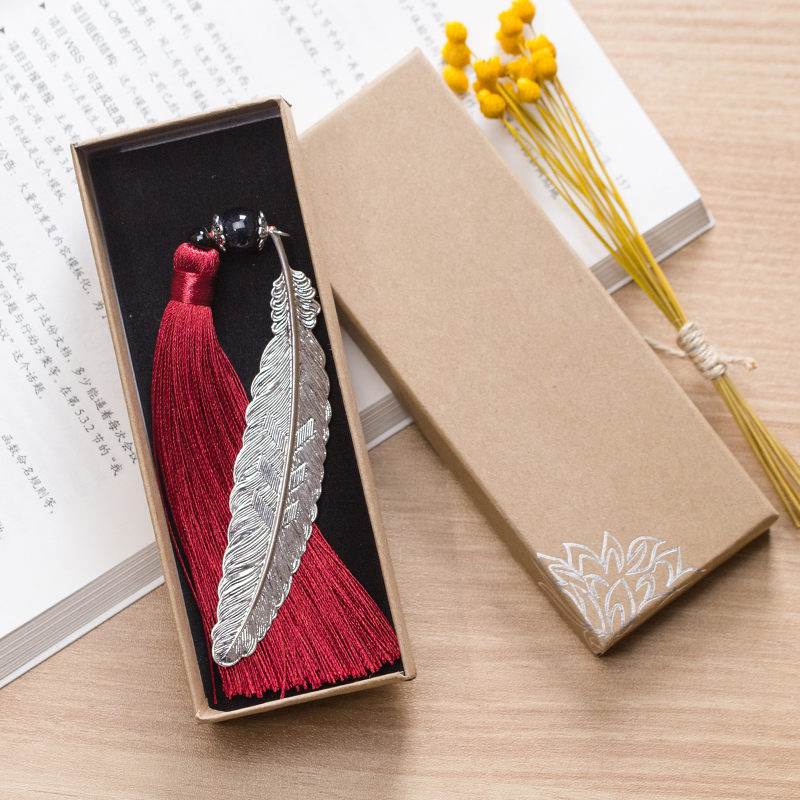 Chinese style Metal Feather tassels classical Beautifully bookmark originality Antiquity Like a breath of fresh air student Vintage Style wholesalein the Electronic Dictionary/Electronic paper book/Stationery , The paper book , Bookmarks category - from Buy2taobao.com to provide professional Taobao agent buy service