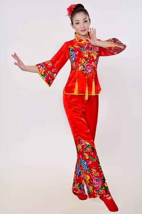new pattern Younger service Women's wear 2018 Folk Dance Costume Waist encouraged Fan dance square dance Costumein the Women's clothing/Boutique , Costume/National costume/Stage costumes , National costume/Costumes category - from Buy2taobao.com to provide professional Taobao agent buy service