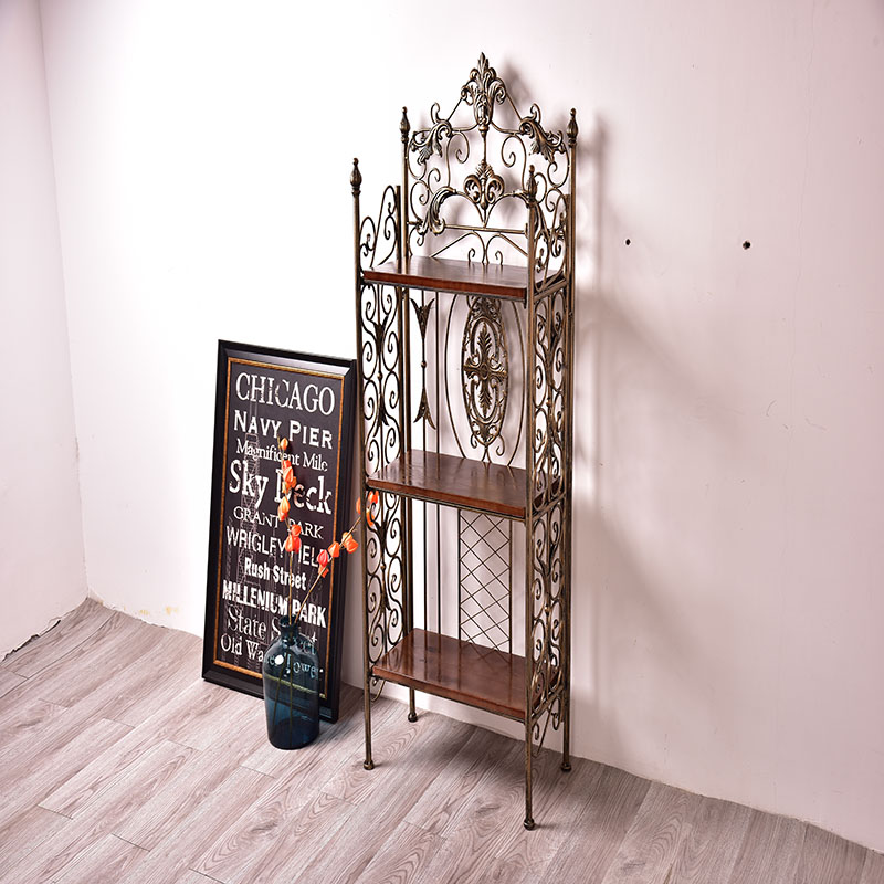 a living room Floor type multi-storey bookshelf Shelf Iron art Metal Storage racks balcony Flower trellis Storage rackin the Residential furniture , Shelf , Shelf/Shelf category - from Buy2taobao.com to provide professional Taobao agent buy service