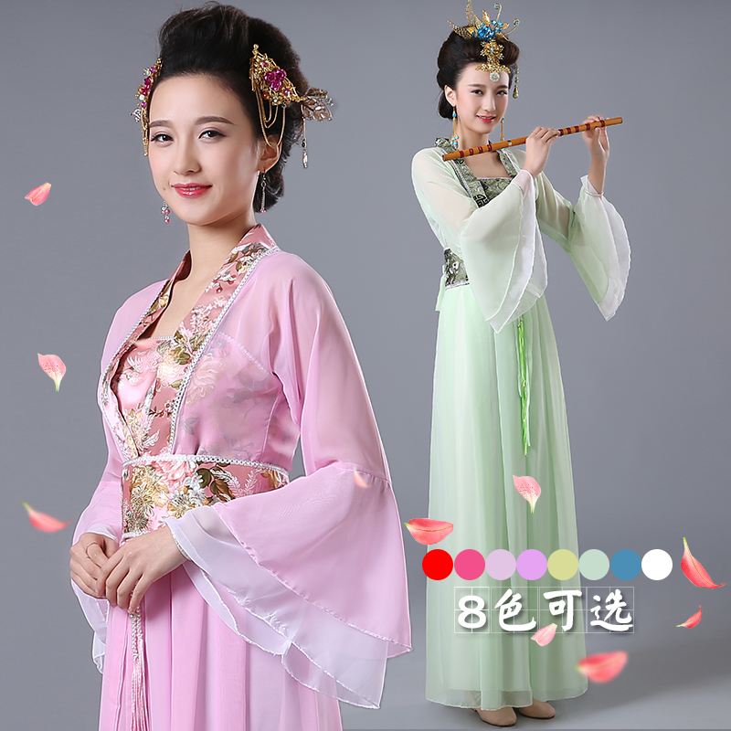 包邮汉服古装七仙女公主贵妃大唐服抹胸襦裙写真服饰古筝演出服|msdalam kategori Butik wanita / wanita, pakaian/pakaian kebangsaan/peringkat pakaian, pakaian kebangsaan/pakaian - dari Buy2taobao.com untuk memberikan perkhidmatan ejen Taobao profesional membeli