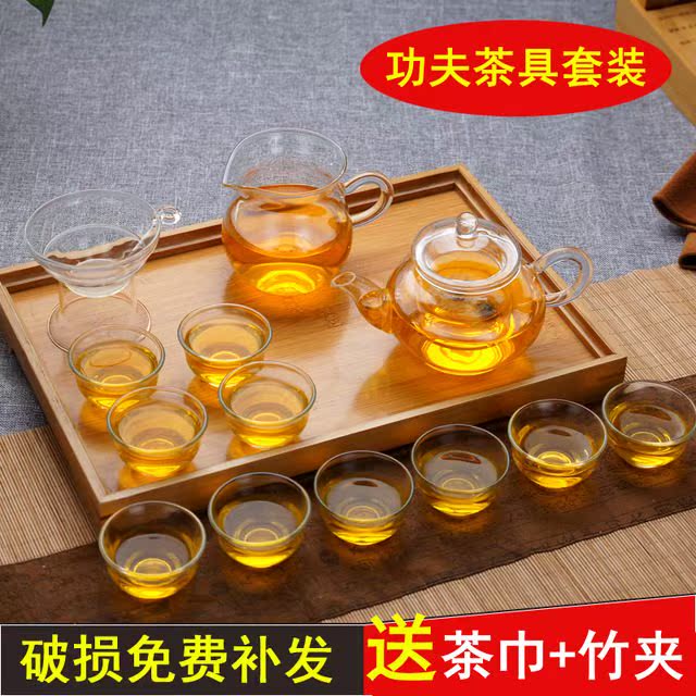 Heat high temperature Glass Kungfu Online Tea Set Glass teapot a complete set Teapot filter black tea Tea cupin the Kitchen/Cooking utensils , Cooking utensils , Other category - from Buy2taobao.com to provide professional Taobao agent buy service