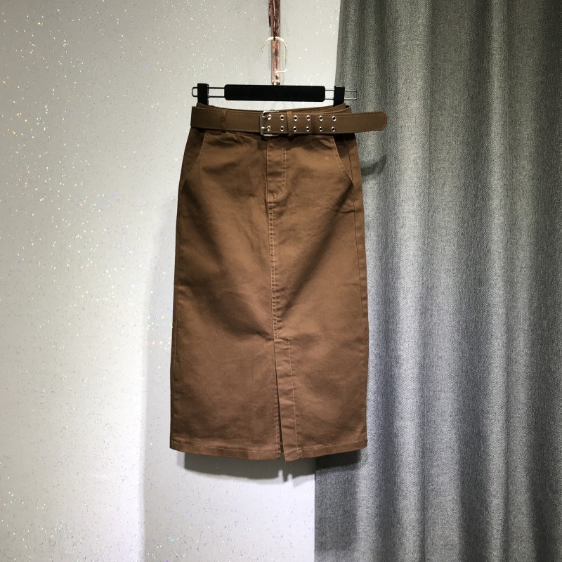 skirt Spring and summer Women's wear 2019 new pattern Europe station Denim skirt Show thin Paige Package hip One pace skirt Long paragraph dressin the Women's clothing/Boutique , Skirts category - from Buy2taobao.com to provide professional Taobao agent buy service