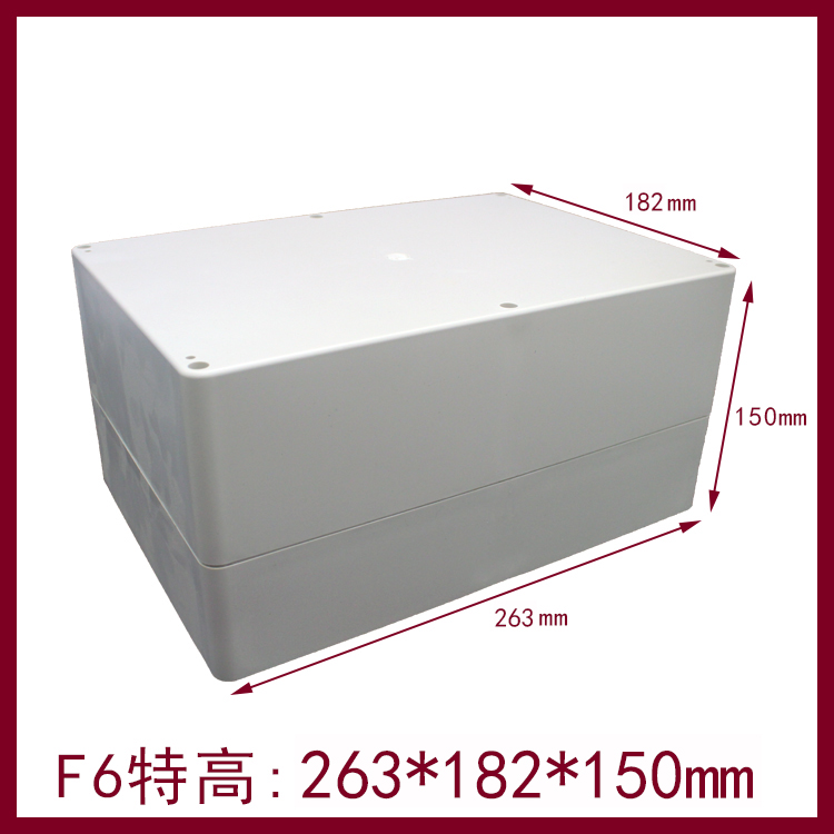 263*182*150mm 防水接线盒 F6特高盖ABS塑料盒 IP65电气密封箱|msdalam kategori elektronik/Electrician, Tukar, kotak percikan - dari Buy2taobao.com untuk memberikan perkhidmatan ejen Taobao profesional membeli