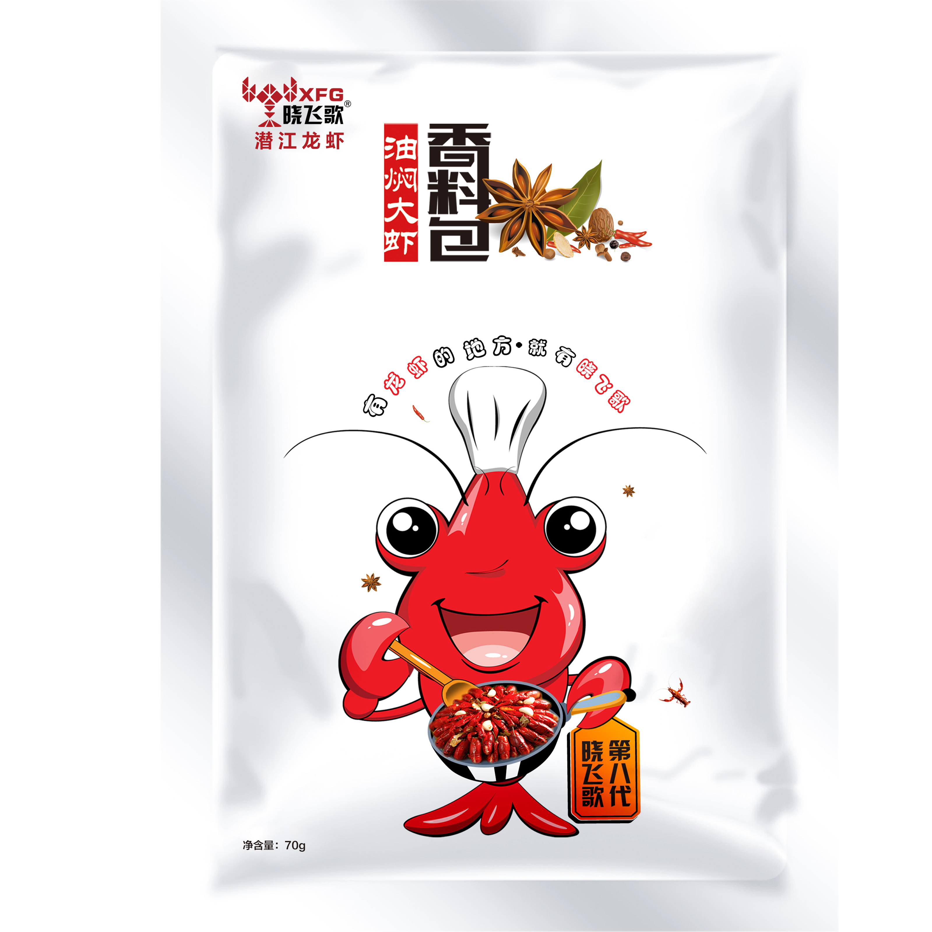 晓飞歌潜江油焖大虾调料香料包70g 八角花椒桂皮浓香火锅底料配方在类目 粮油米面/南北干货/调味品, 调味品/果酱/沙拉, 调味料, 其它调料中 - 来自Buy2taobao.com提供专业的淘宝代购服务