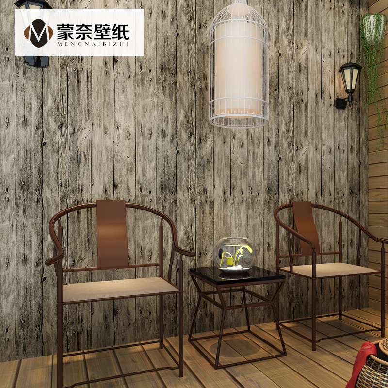 中式复古怀旧10米仿古木纹墙纸餐厅仿木酒店饭店美发店服装店壁纸在类目 家装主材, 墙纸, PVC墙纸中 - 来自Buy2taobao.com提供专业的淘宝代购服务