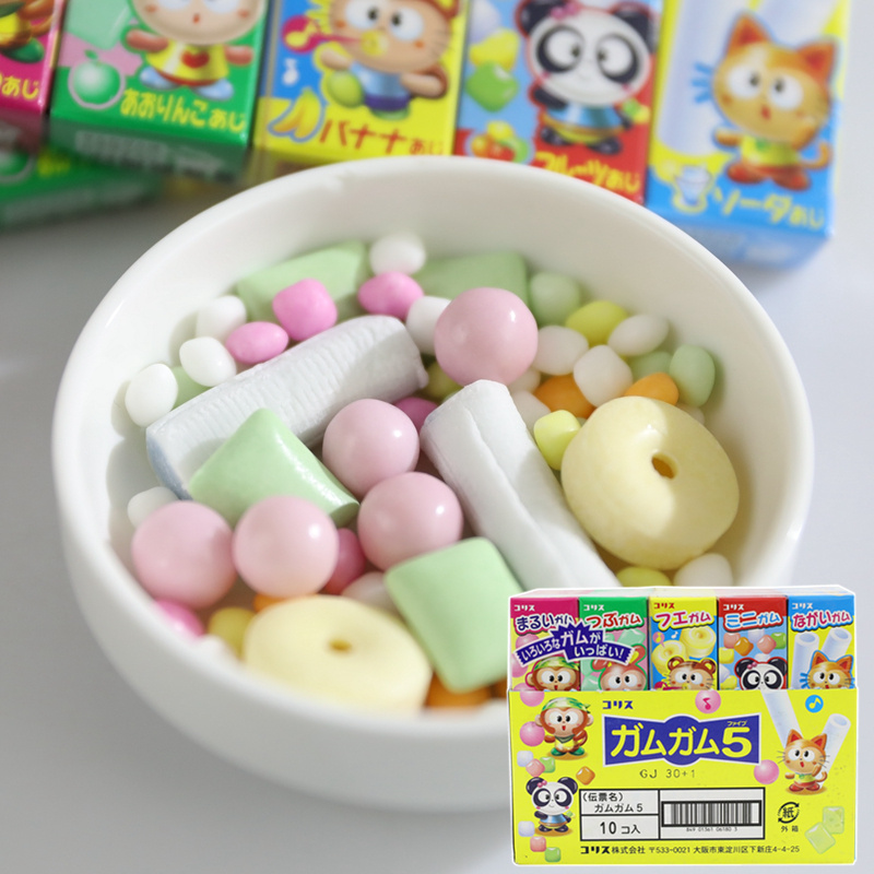 日本进口Coris可利斯什锦迷你五宝口香糖38g水果味泡泡糖儿童零食|msdalam kategori makanan ringan/Nuts/Specialty, Gula-gula dan makanan ringan/Jelly/Pudding, gula-gula getah - dari Buy2taobao.com untuk memberikan perkhidmatan ejen Taobao profesional membeli