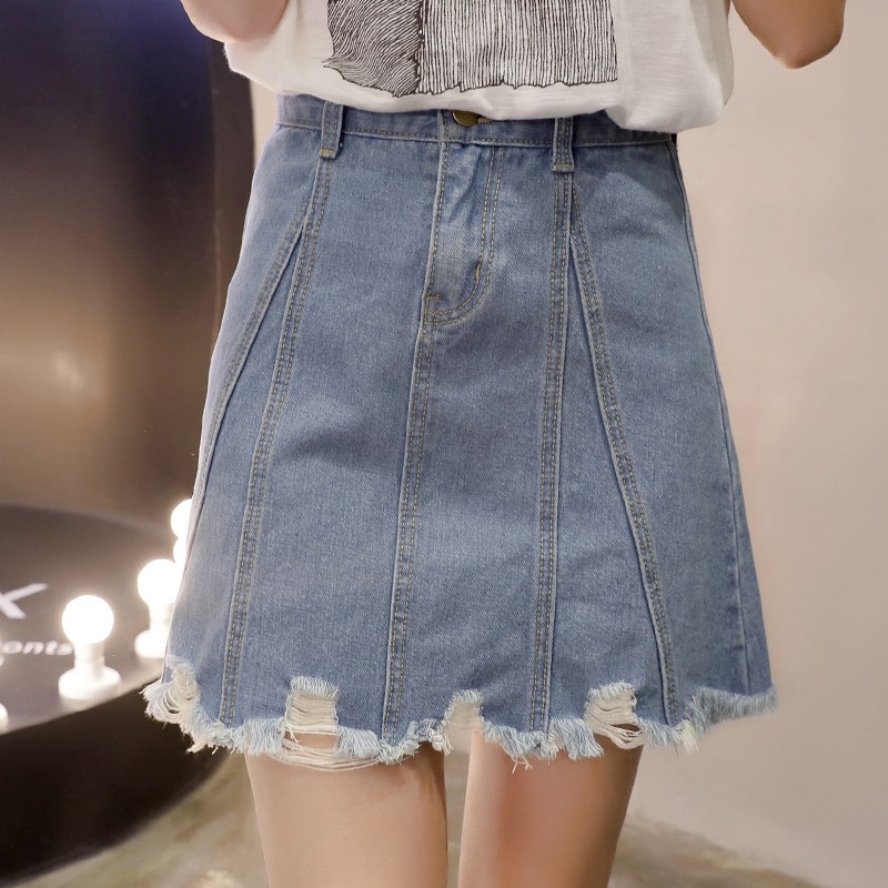 裙子仙女超仙森系短款 a字2019夏季新款牛仔短裙女半身裙韩版高腰在类目 女装/女士精品, 半身裙中 - 来自Buy2taobao.com提供专业的淘宝代购服务