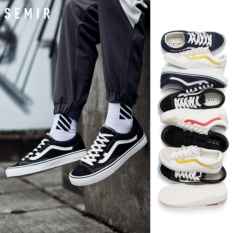 Canvas shoes men 2019 Spring new pattern Korean Edition Trend Versatile Low canvas shoe Lovers' shoes Harbor Wind Men's Shoes skate shoesin the Men's Shoes, Canvas shoes category - from Buy2taobao.com to provide professional Taobao agent buy service