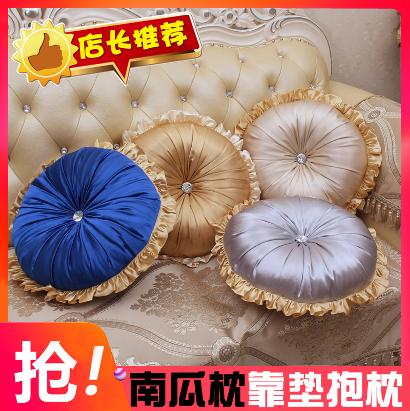 high-grade European style Pumpkin pillow Contain Round Cushion Torus Home sofa Pillow automobile backrestin the Home Fabric , Pillow/Pillow category - from Buy2taobao.com to provide professional Taobao agent buy service