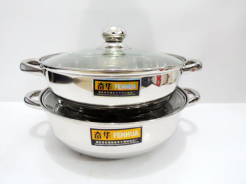 奋华加厚电磁炉复底火锅盆 不锈钢汤锅锅盆边炉锅26 28 30 32cm|msdalam kategori dapur/memasak Appliances, memasak Appliances, Periuk belanga/Pot/cerek, stockpot - dari Buy2taobao.com untuk memberikan perkhidmatan ejen Taobao profesional membeli