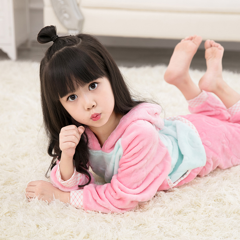秋冬季儿童睡衣法兰绒宝宝小孩套装男女童珊瑚绒家居服套装男女孩|msdalam kategori Kanak-kanak/Bayi/Keluarga dipasang, pakaian kanak-kanak di rumah, pakej perkhidmatan rumah - dari Buy2taobao.com untuk memberikan perkhidmatan ejen Taobao profesional membeli