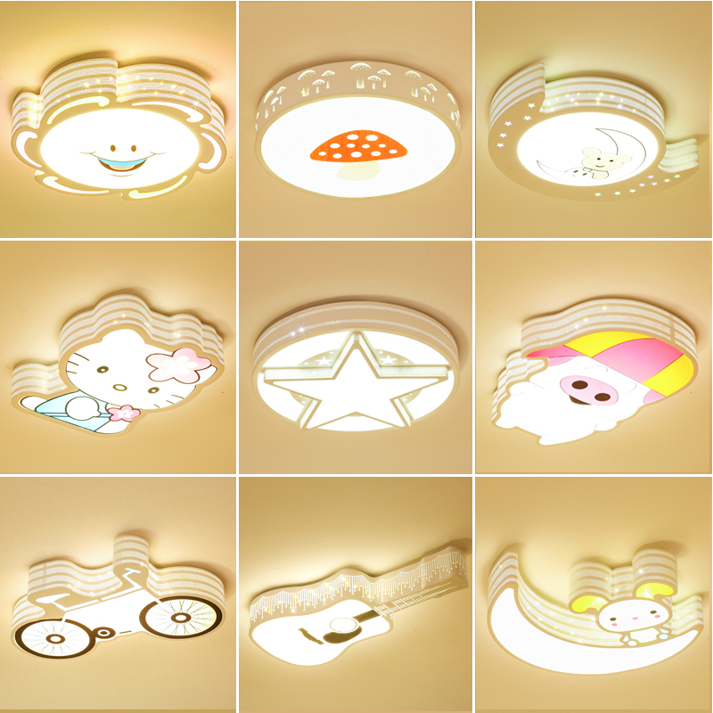 Children's Room LED Ceiling lamp bedroom Cartoon Light Boys and girls originality Room Living room lamps remote control Lightingin the Decoration main material , Lamps , Ceiling category - from Buy2taobao.com to provide professional Taobao agent buy service
