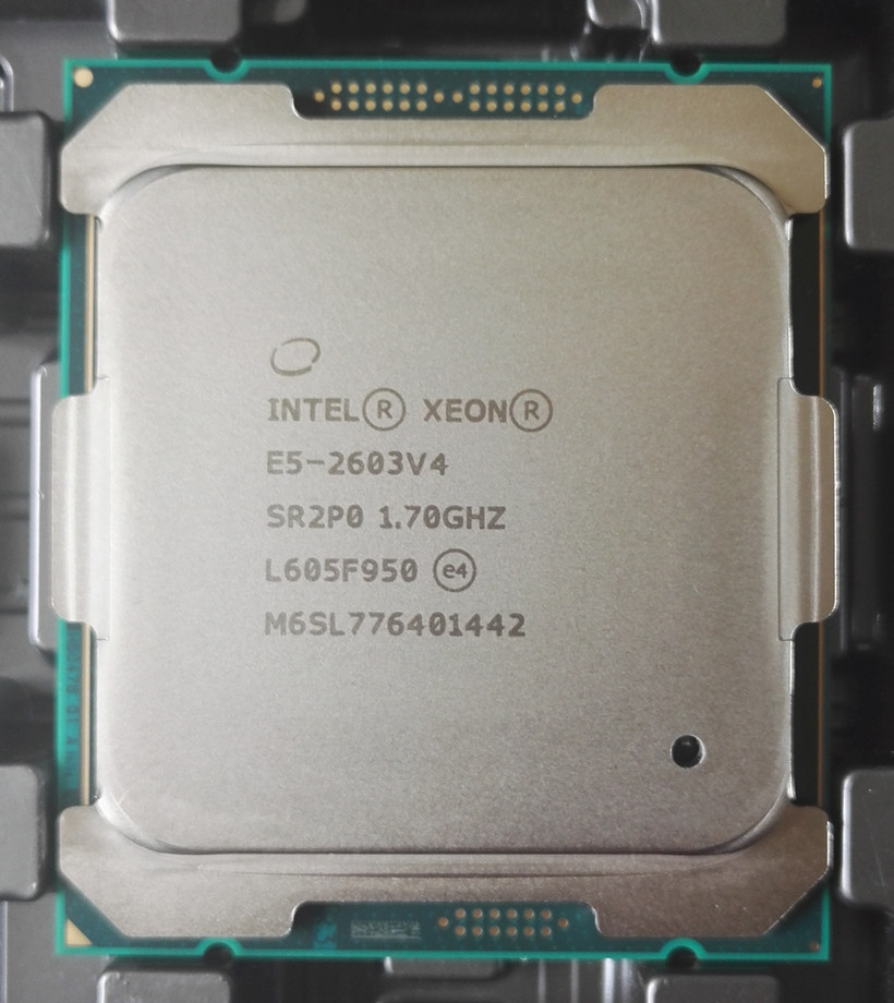 intel/至强 e5 2603v4 cpu 全新 1.7ghz 6核6线程 正式版一年包换