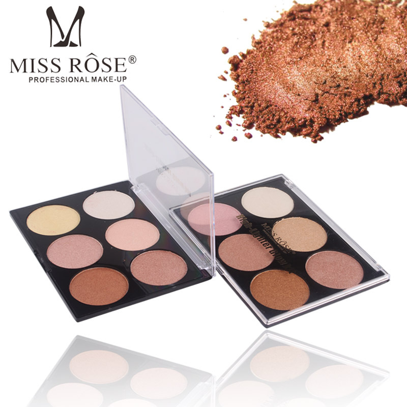 MISS ROSE 高光粉立體V臉打底六色高光粉白皙遮瑕臉頰加強側影在類目 彩妝/香水/美妝工具, 粉餅中 - 來自Buy2taobao.com提供專業的淘寶代購服務