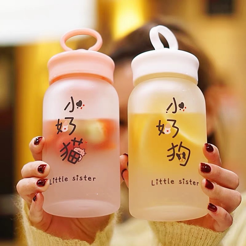 韩版磨砂玻璃杯超萌创意时尚可爱小杯子便携女学生水杯花茶网红在类目 餐饮具, 杯子/水杯/水壶, 玻璃杯中 - 来自Buy2taobao.com提供专业的淘宝代购服务