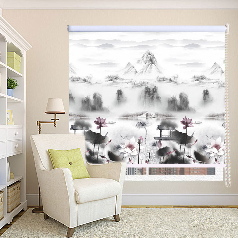 kitchen bedroom Louver curtain shading Shutter curtain Lifting to work in an office TOILET Start Pull the curtainin the Home Fabric , Curtains and curtain accessories , Rolling category - from Buy2taobao.com to provide professional Taobao agent buy service