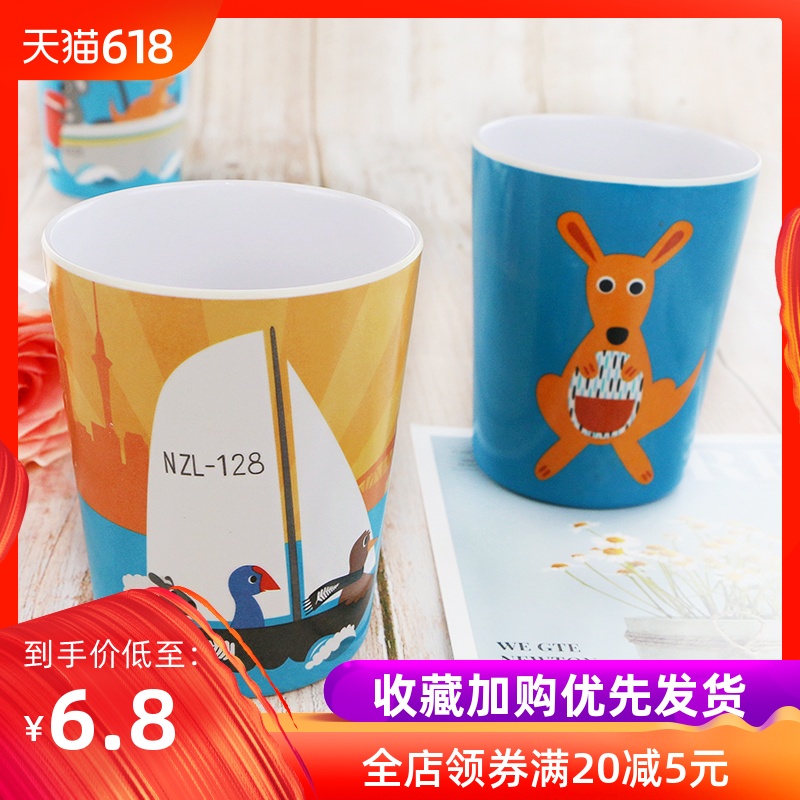 Bai Yan Shatterproof originality Melamine Mug Cartoon Melamine glass Mug Milk Cup lovely Children's Cupin the Tableware , Cup/Cups/Kettle , Mug category - from Buy2taobao.com to provide professional Taobao agent buy service